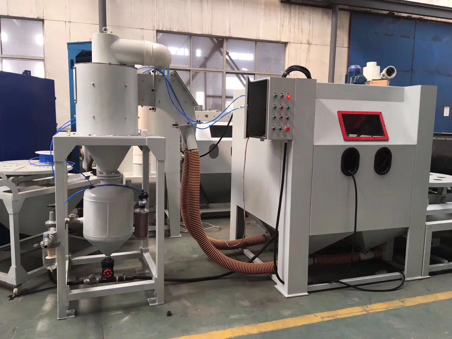 (標準型)分體壓送式手動噴砂機 (標準型)分體壓送式手動噴砂機